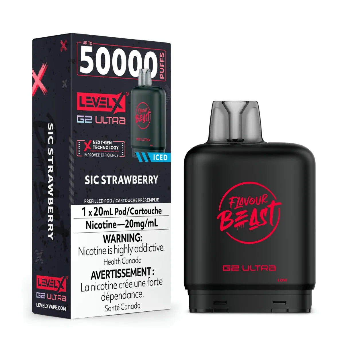 LEVEL X FLAVOUR BEAST G2 ULTRA 50K PUFFS (EXCISE AB)
