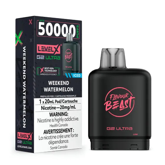 LEVEL X FLAVOUR BEAST G2 ULTRA 50K PUFFS (EXCISE AB)