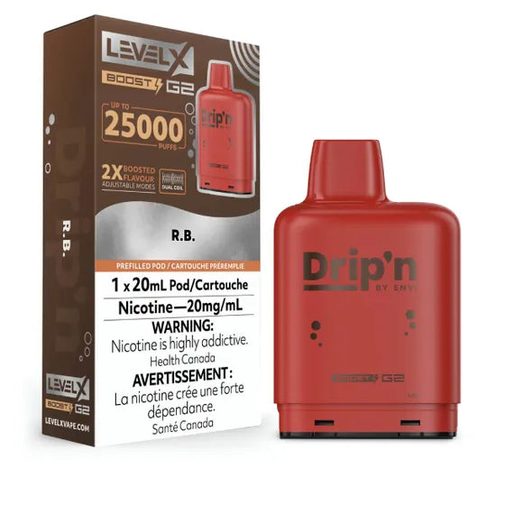 LEVEL X DRIP'N BOOST G2 25K PUFFS (Excise AB)