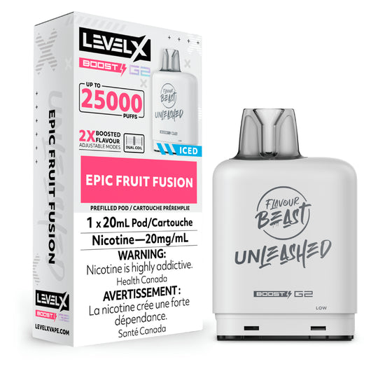 LEVEL X FLAVOUR BEAST UNLEASHED BOOST 25K PUFFS