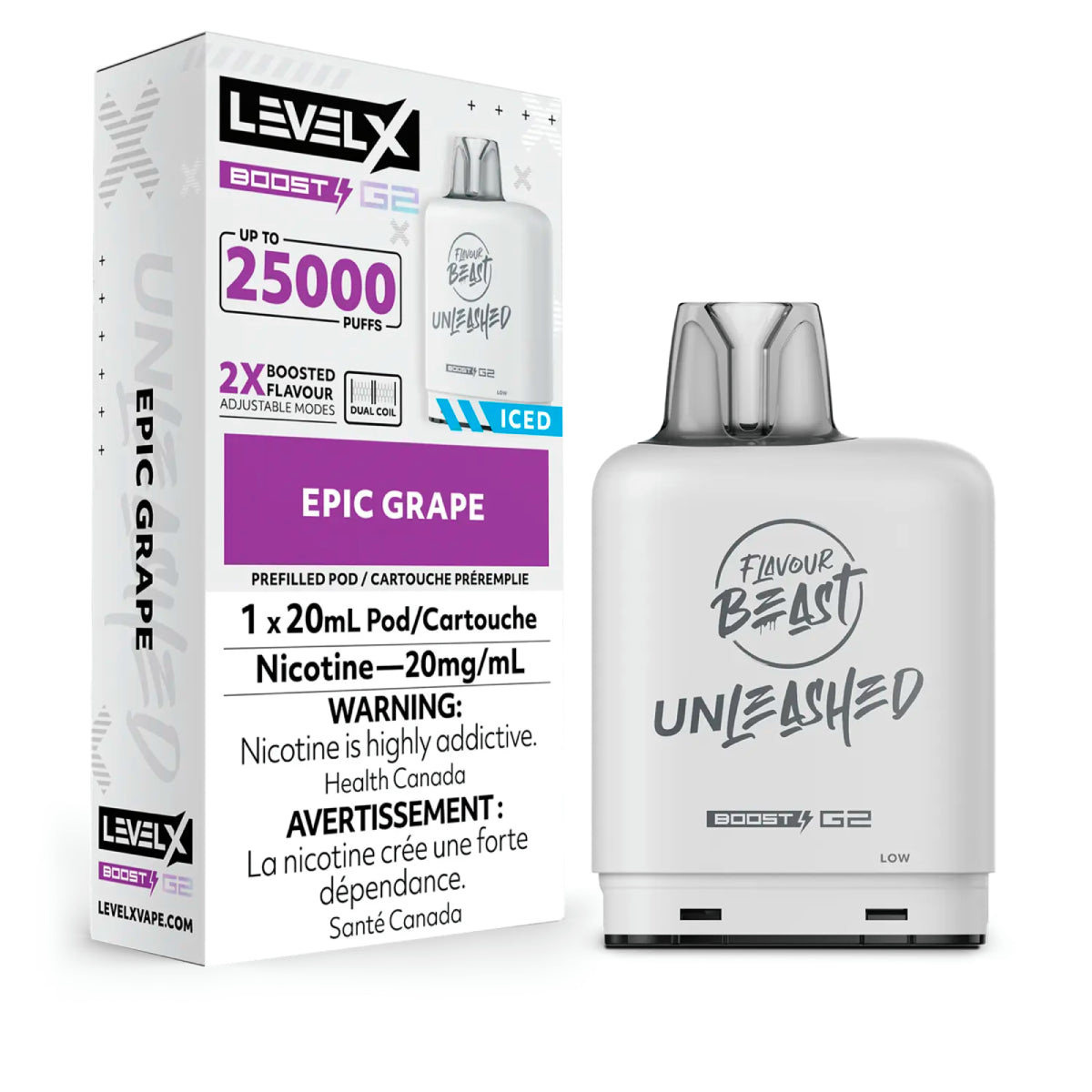 LEVEL X FLAVOUR BEAST UNLEASHED BOOST 25K PUFFS