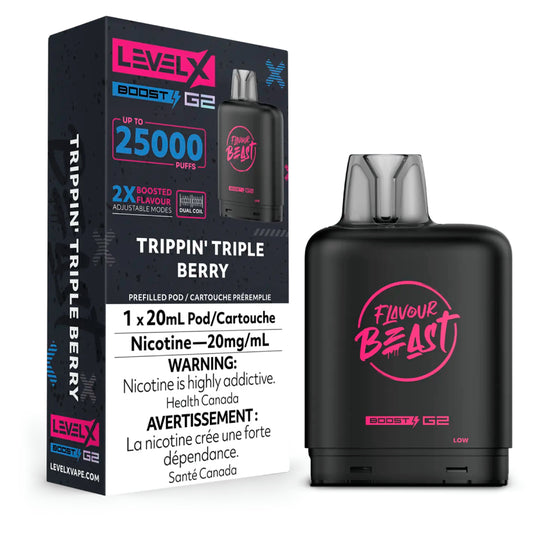 LEVEL X FLAVOUR BEAST BOOST G2 25K PUFFS (Excise AB)
