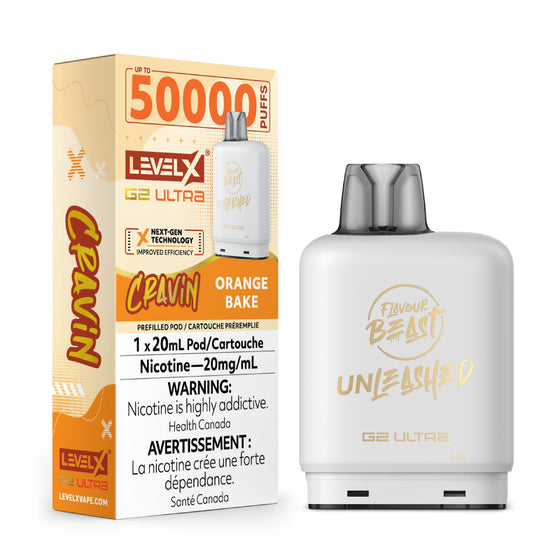 LEVEL X FLAVOUR BEAST UNLEASHED G2 ULTRA POD 50K PUFFS (EXCISE AB)