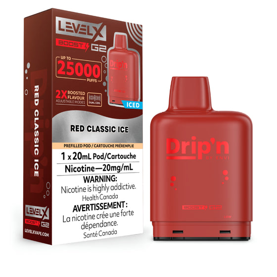 LEVEL X DRIP'N BOOST G2 25K PUFFS