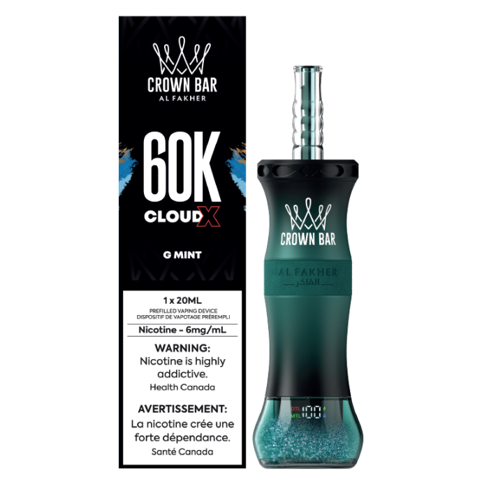 AL KFAKHER CROWN BAR CLOUD X 60K PUFFS 6MG (AB)