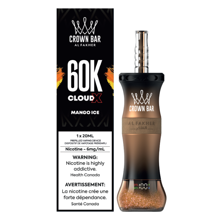 AL KFAKHER CROWN BAR CLOUD X 60K PUFFS 6MG (AB)